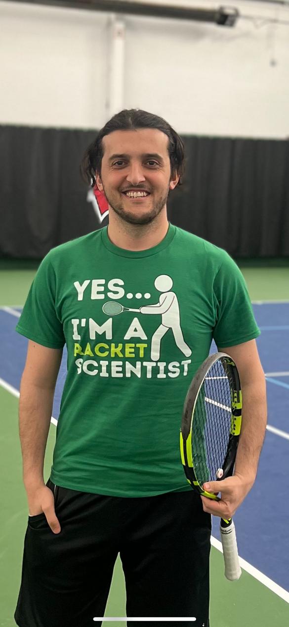 Enes A. teaches tennis lessons in Madison, WI