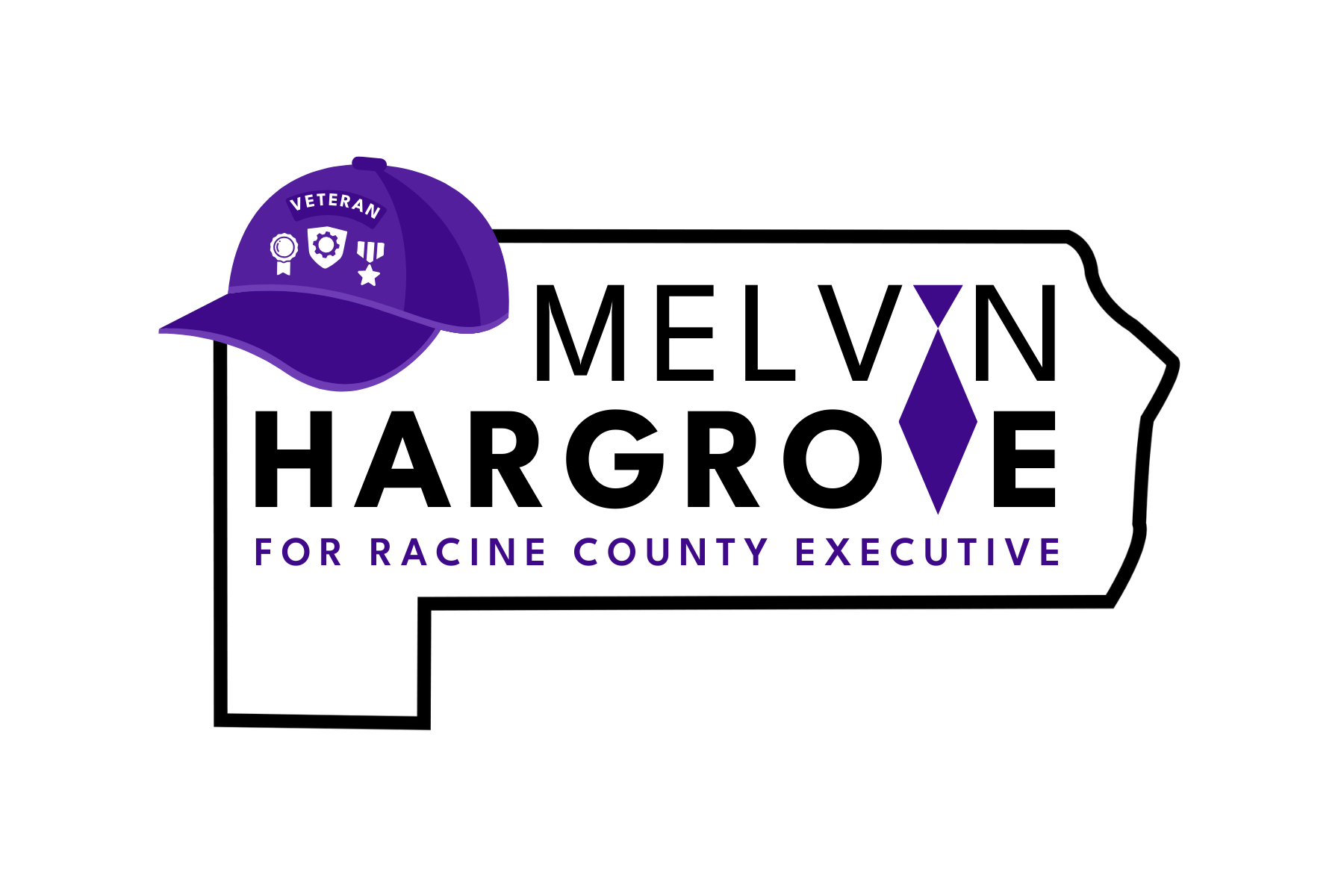 Melvin Hargrove for Racine County logo