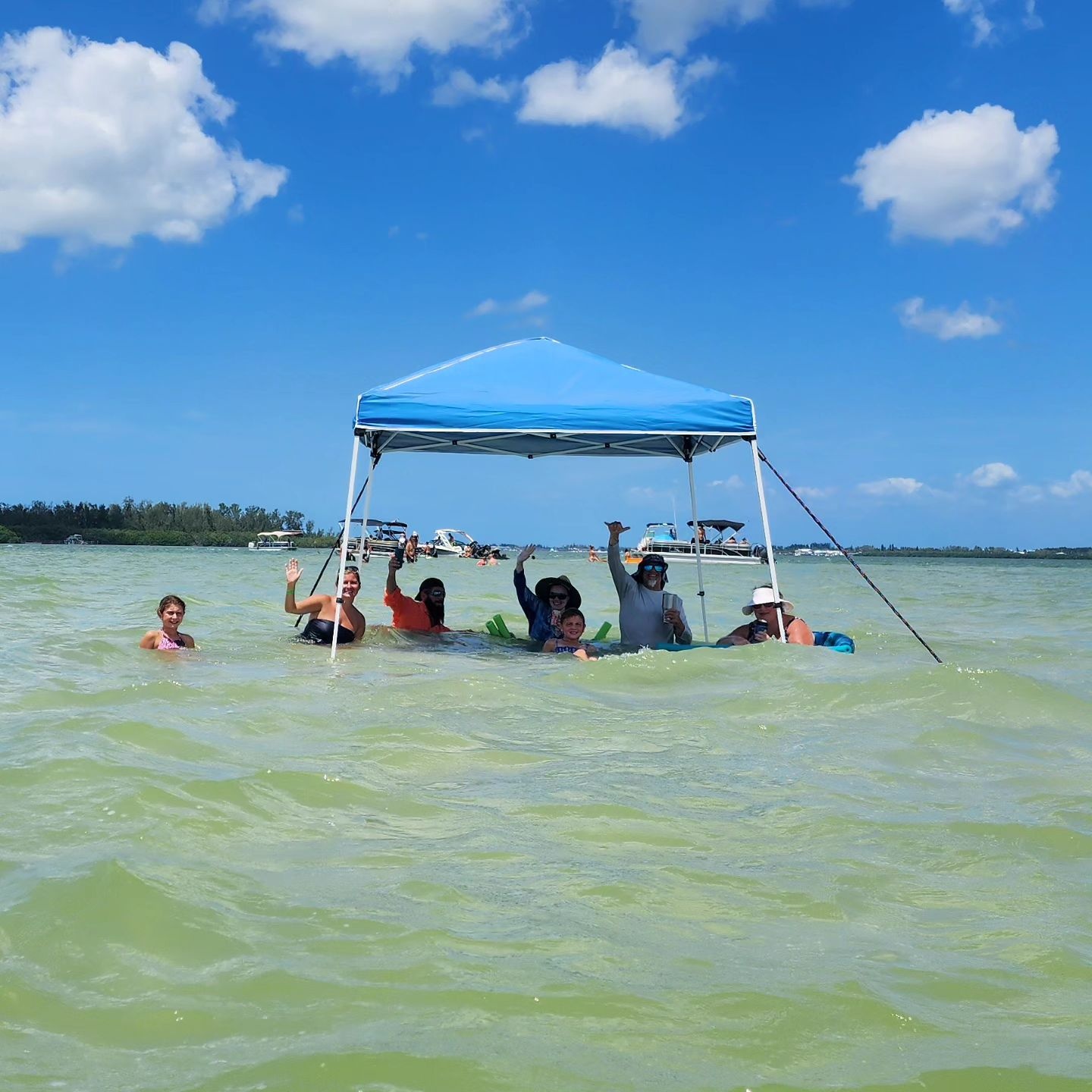 Sandbar, Beach, Dolphin Watching Cruise