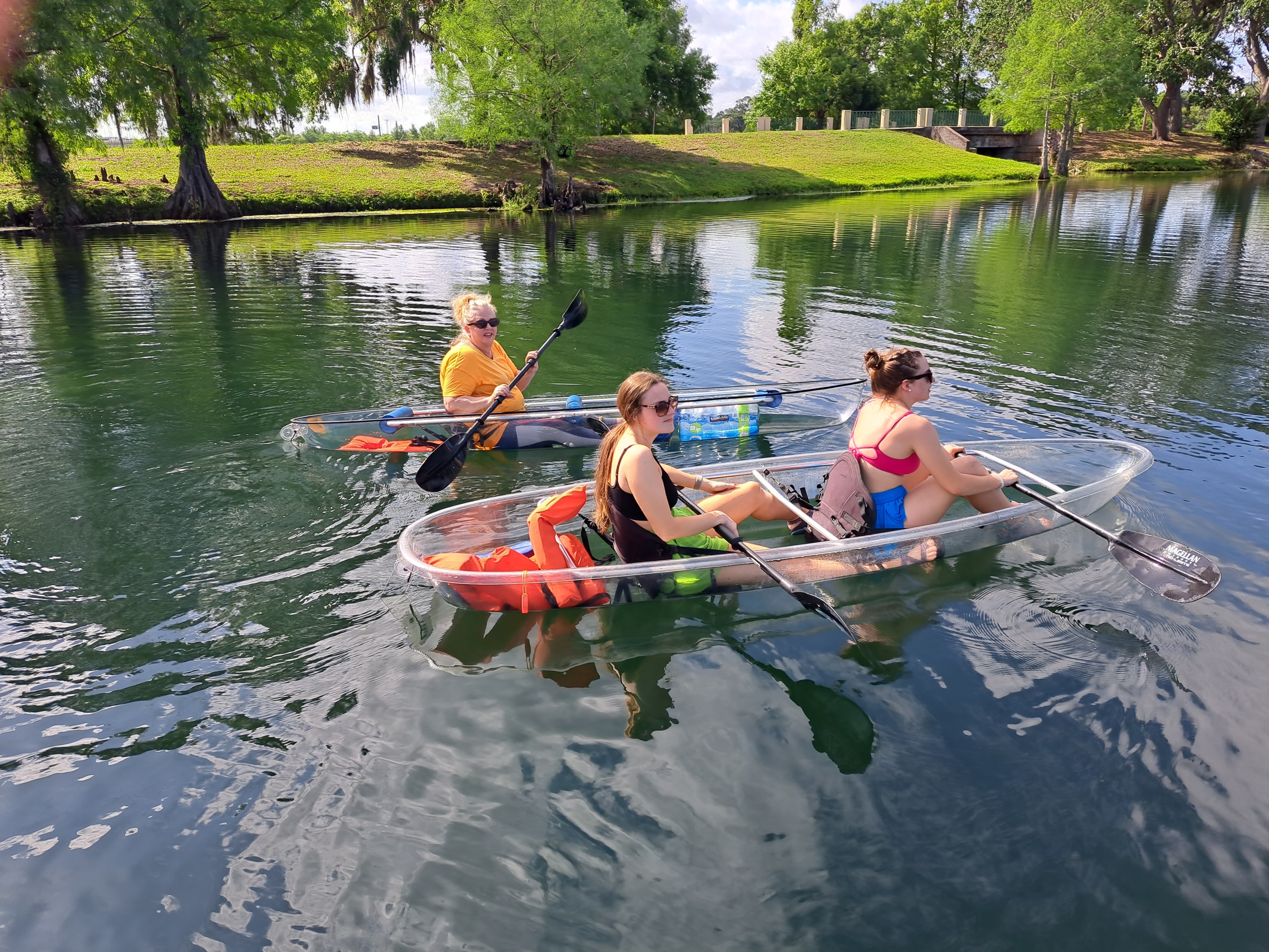 2-Hour RENTAL Clear Kayaks & Clear Paddleboards in Orlando