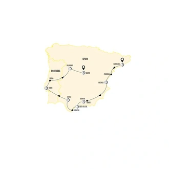 tourhub | Costsaver | Iberian Explorer | Tour Map