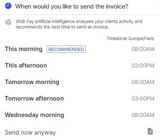 How to send a one-time payment ?