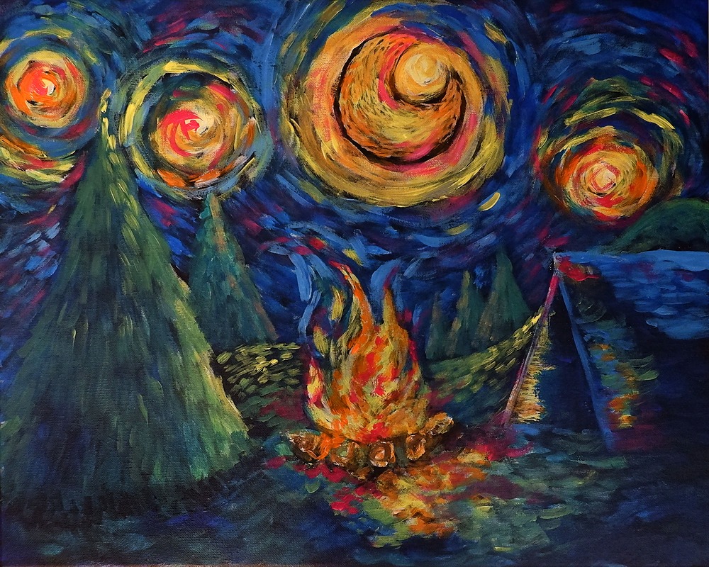 starry campsite