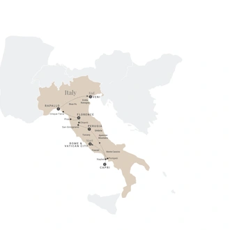 tourhub | Luxury Gold | Ultimate Italy | Tour Map