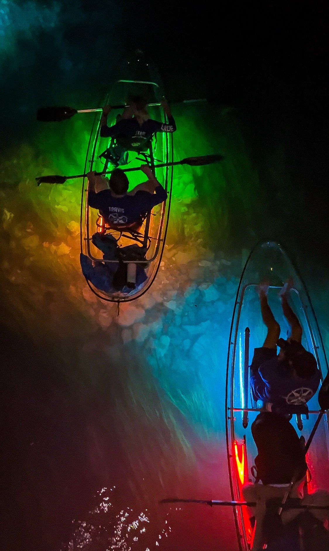 Insta-worthy Glowing See-Through Kayak Sunset Tour image 5