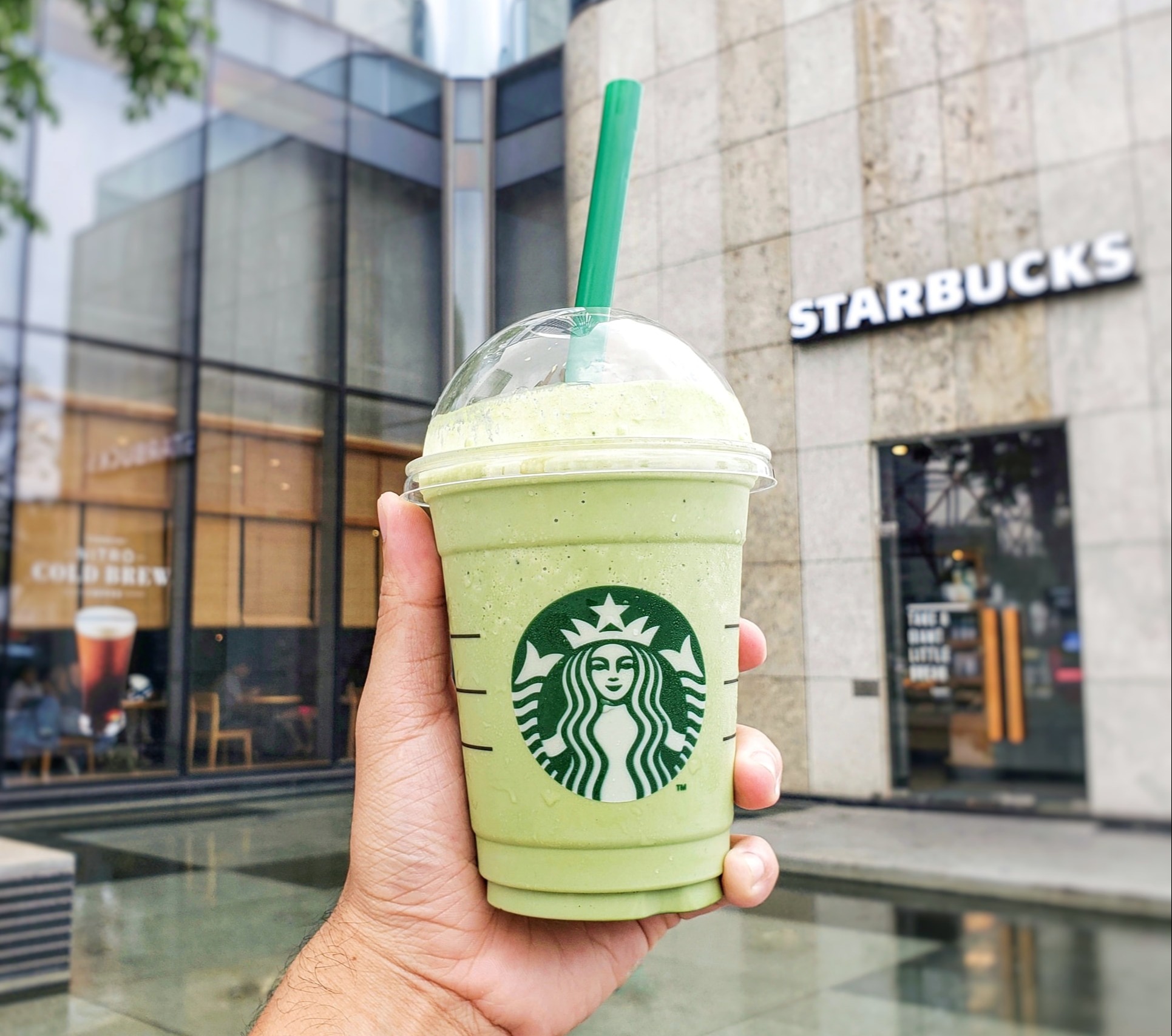 sweet Starbucks green drink