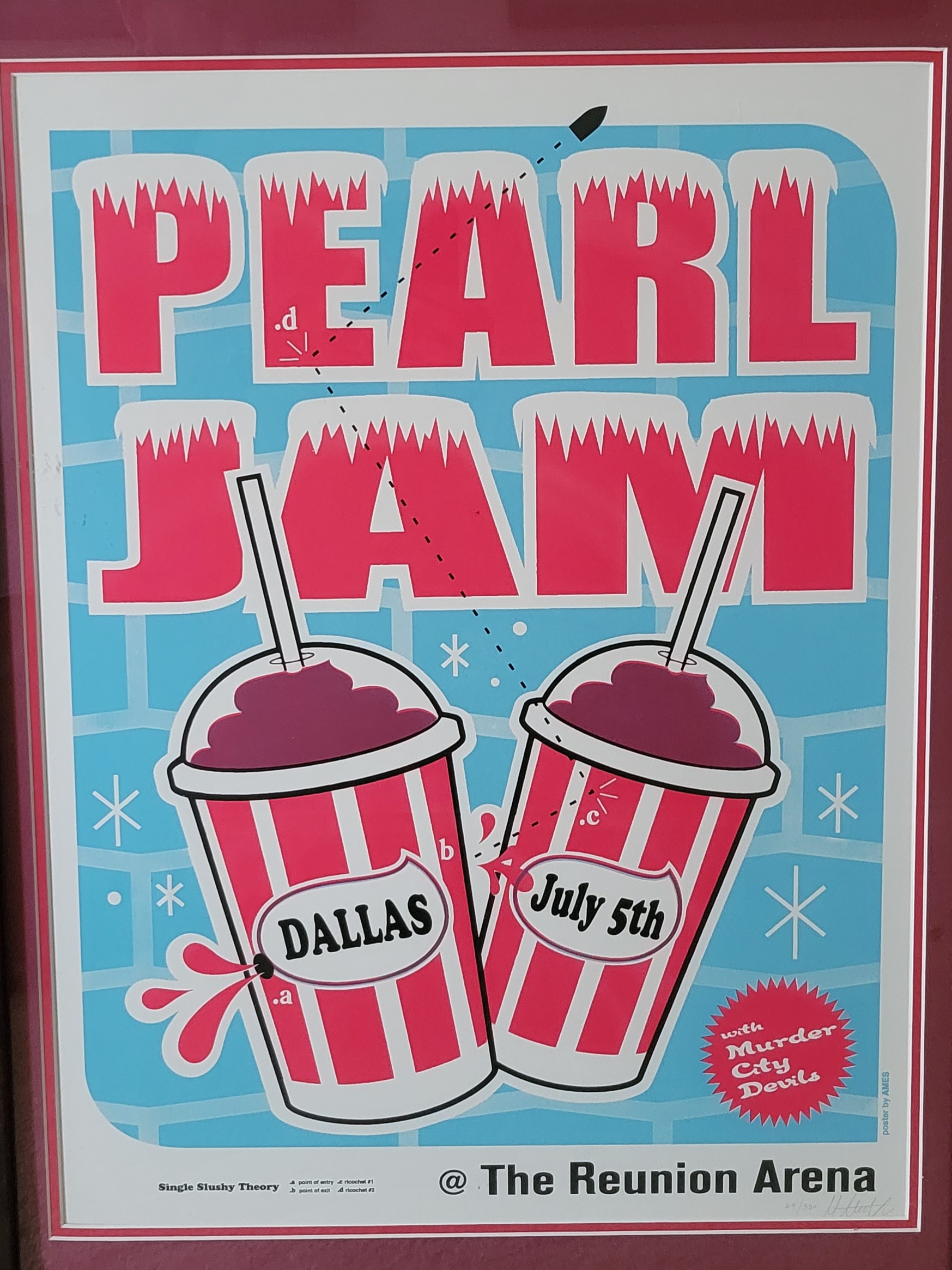 Pearl Jam Dallas 1998 Ames Bros (A/P Edition) | Collectionzz