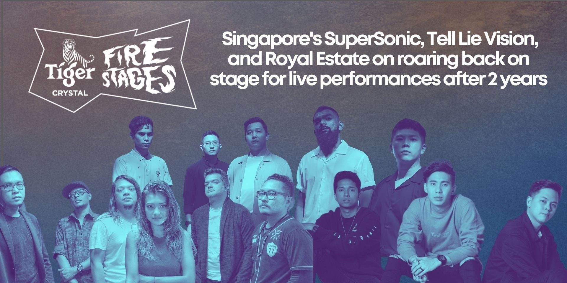 Singapore's SuperSonic, Tell Lie Vision, and Royal Estate on roaring back on stage for live performances after 2 years