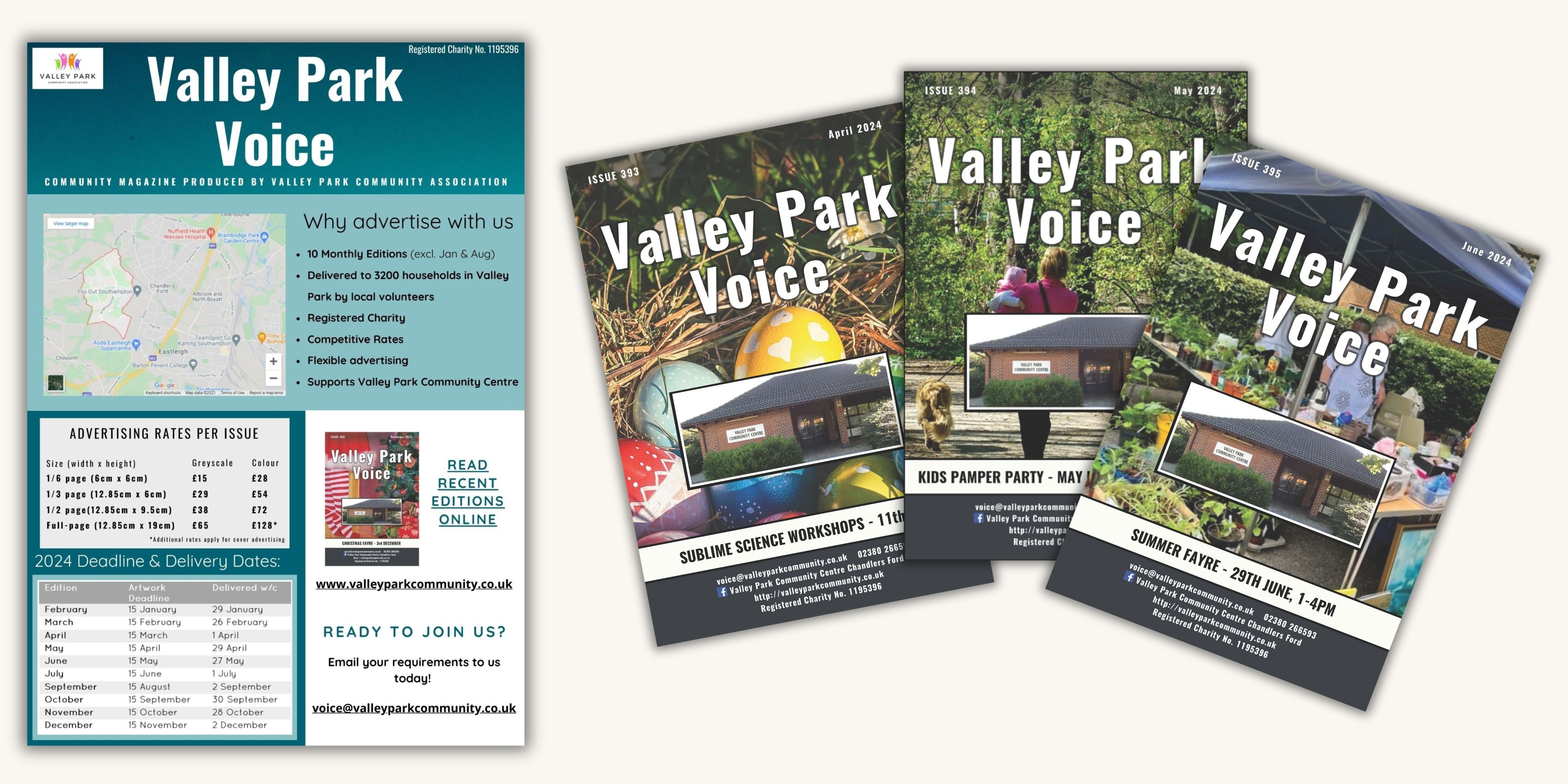 Advertising in the Valley Park Voice (Magazine)