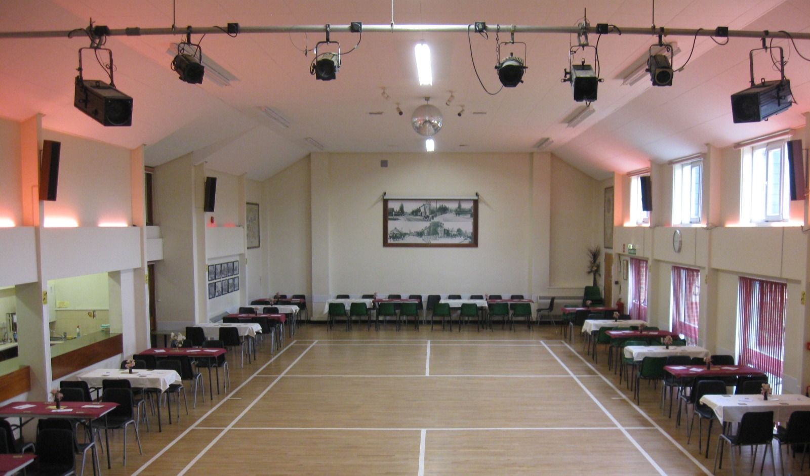 Ellendune Community Centre main hall