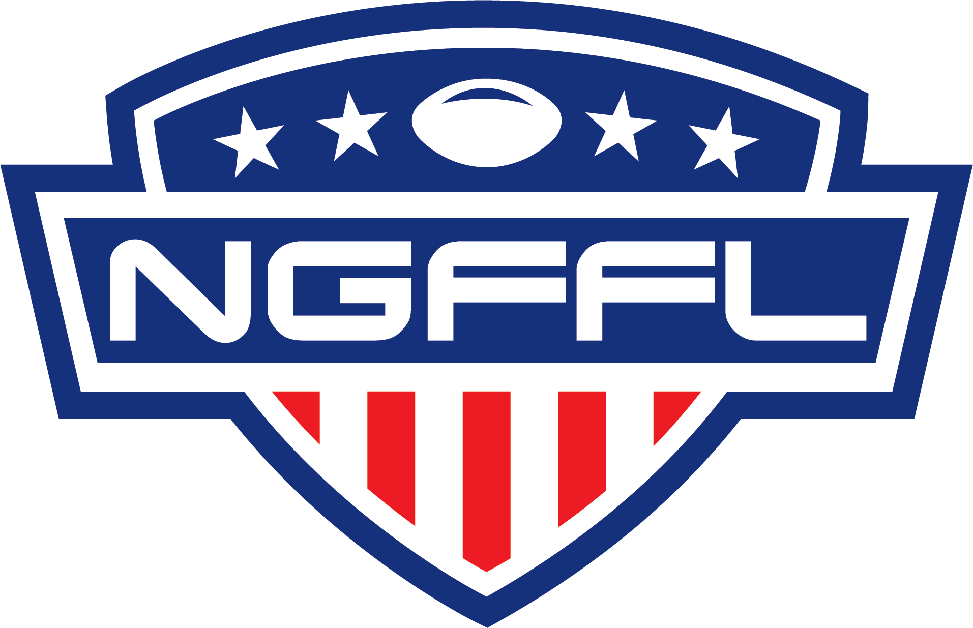NATIONAL GAY FLAG FOOTBALL LEAGUE logo