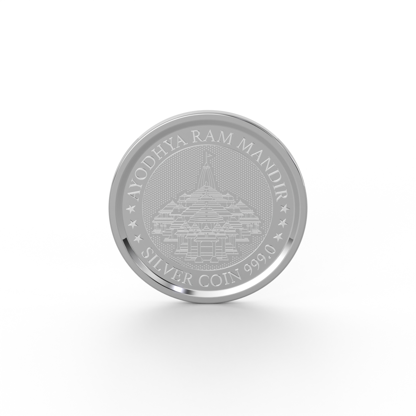 Rammandir silver Coin || Silver Coin||