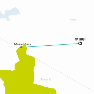 tourhub | Bamba Travel | Masai Mara Voluntour 10D/9N | Tour Map