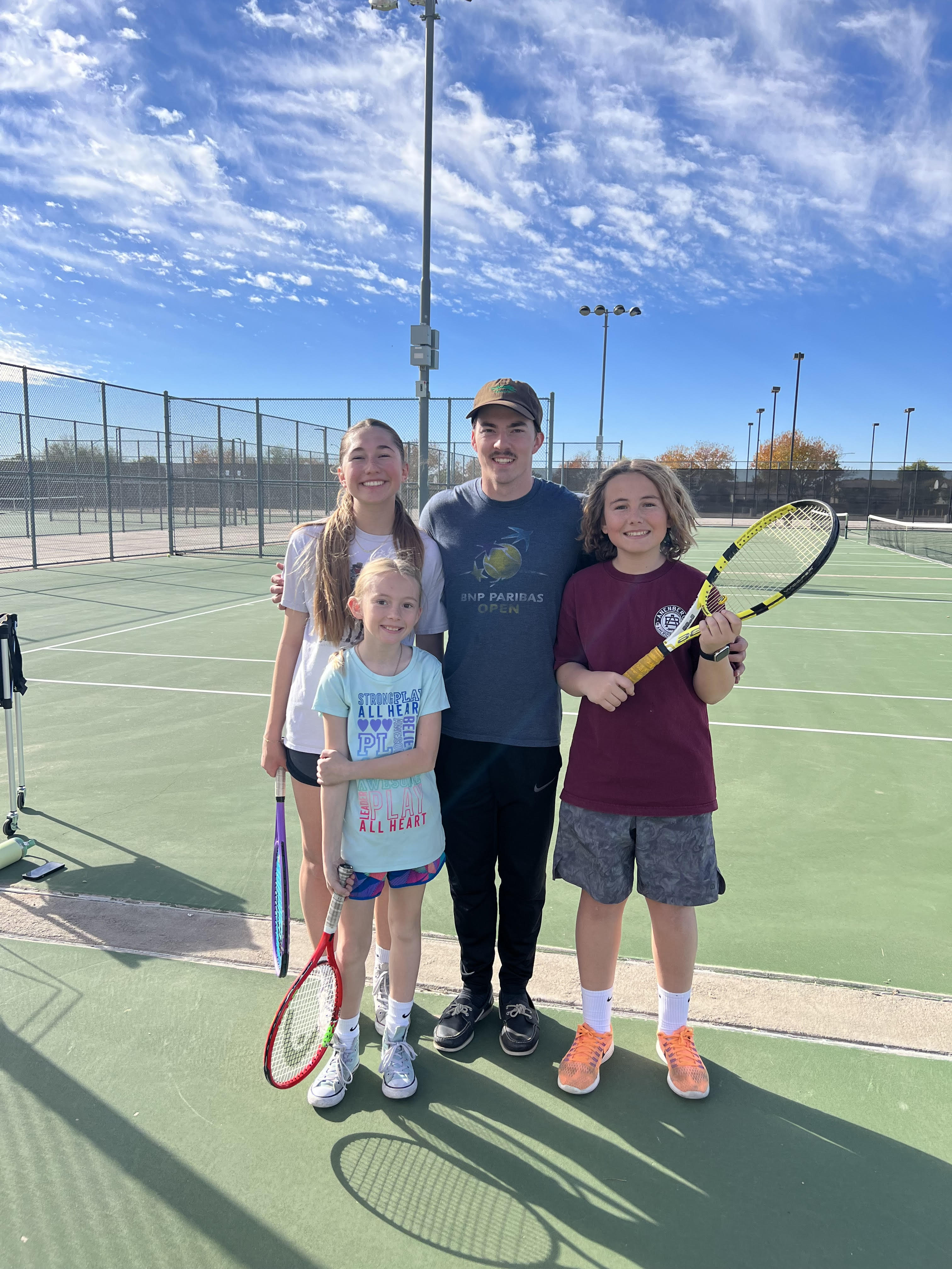Ethan G. teaches tennis lessons in Provo, UT