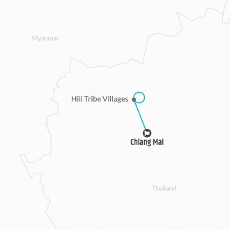 tourhub | Bamba Travel | Chiang Mai & Elephant Conservation 3D/2N | Tour Map