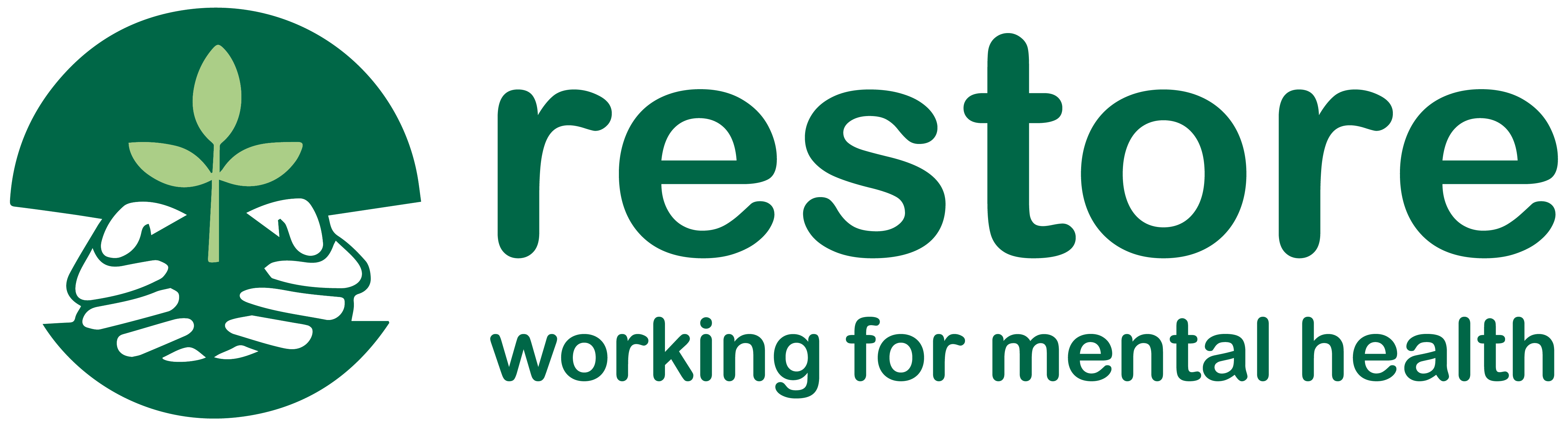 Restore - working for mental health logo