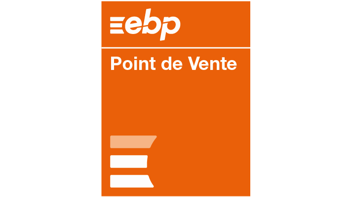 Représentation de la formation : EBP POINT DE VENTE PRO - PRODUIT/STOCK - 2x3H30