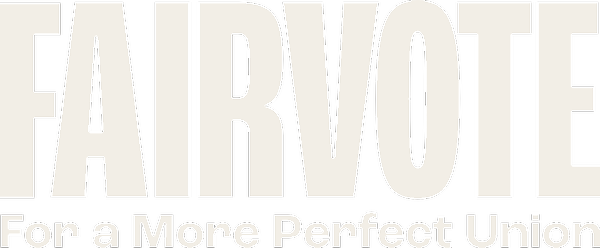 FairVote (For a more perfect Union) logo - Newsprint.png