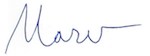 Marv's signature