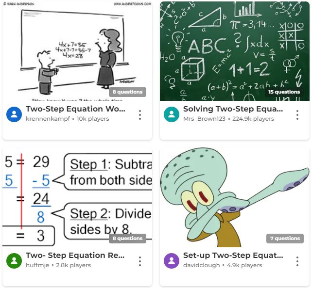 lesson 2 problem solving practice solve two step equations