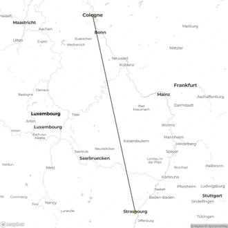 tourhub | CroisiEurope Cruises | Rhineland and Dutch Christmas (port-to-port cruise) | Tour Map