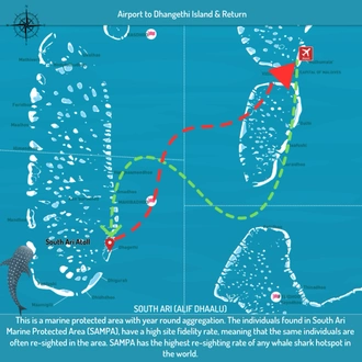 tourhub | UI Maldives | Maldives South Ari Atoll Explore | Tour Map