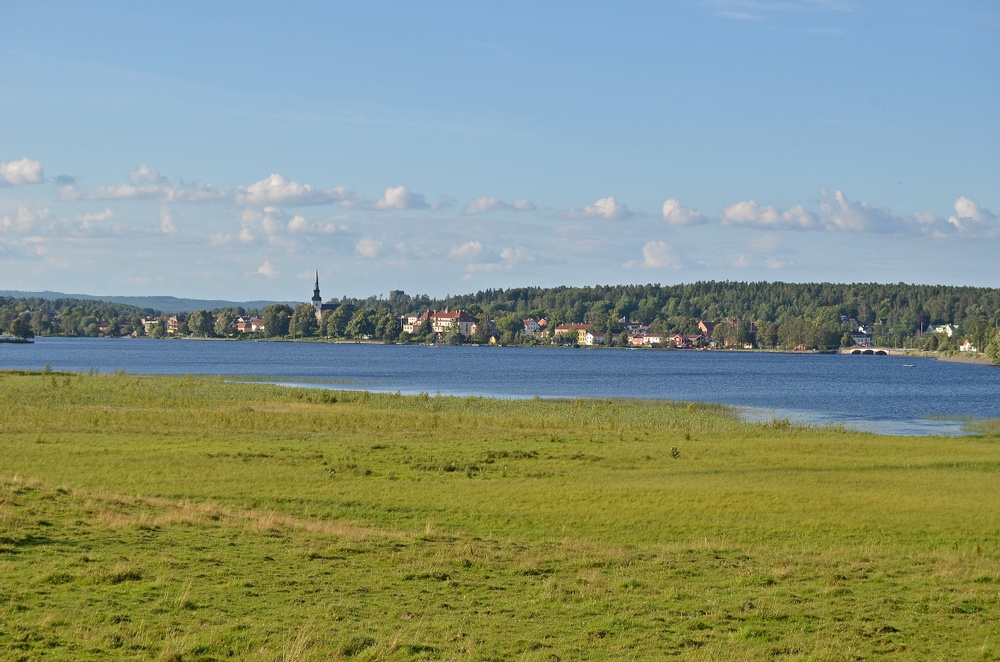 Vy över Lindesberg. 