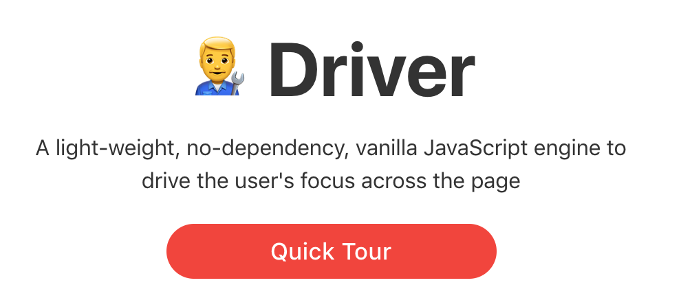 Driver.js Open Source User Onboarding Software