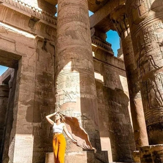 tourhub | Egypt cruise travel | Breathtaking 2-Day Luxor Adventure: Felucca Ride and Hot Air Balloon by Plane from Cairo 