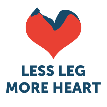 Less Leg More Heart logo