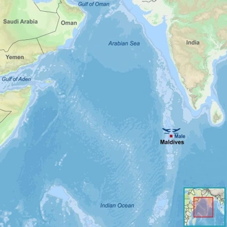 tourhub | Indus Travels | Mesmerizing Maldives | Tour Map