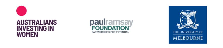 Australians Investing In Women, Paul Ramsay Foundation, Melbourne Social Equity Institute (University of Melbourne)
