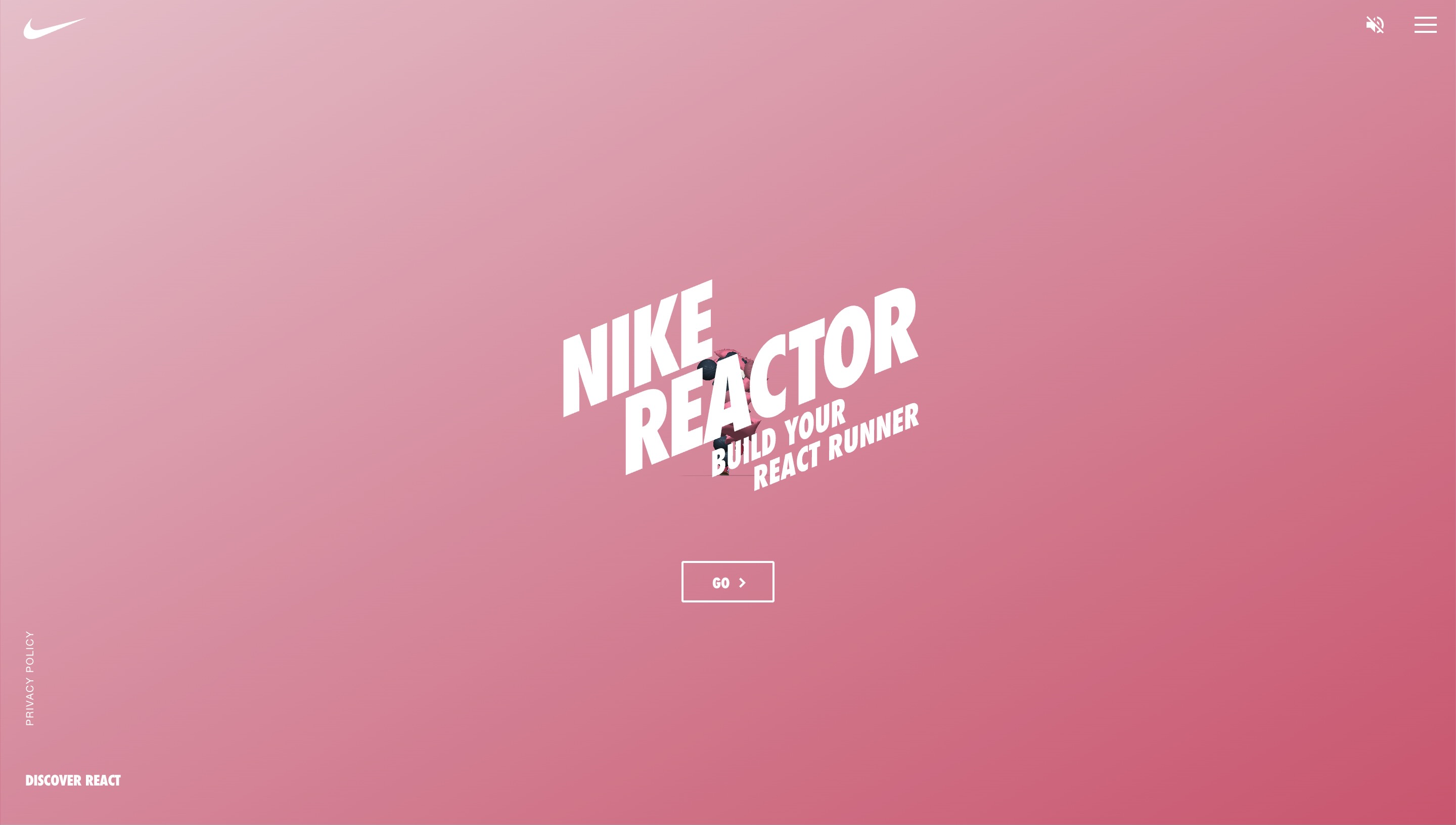 Nike interactive website