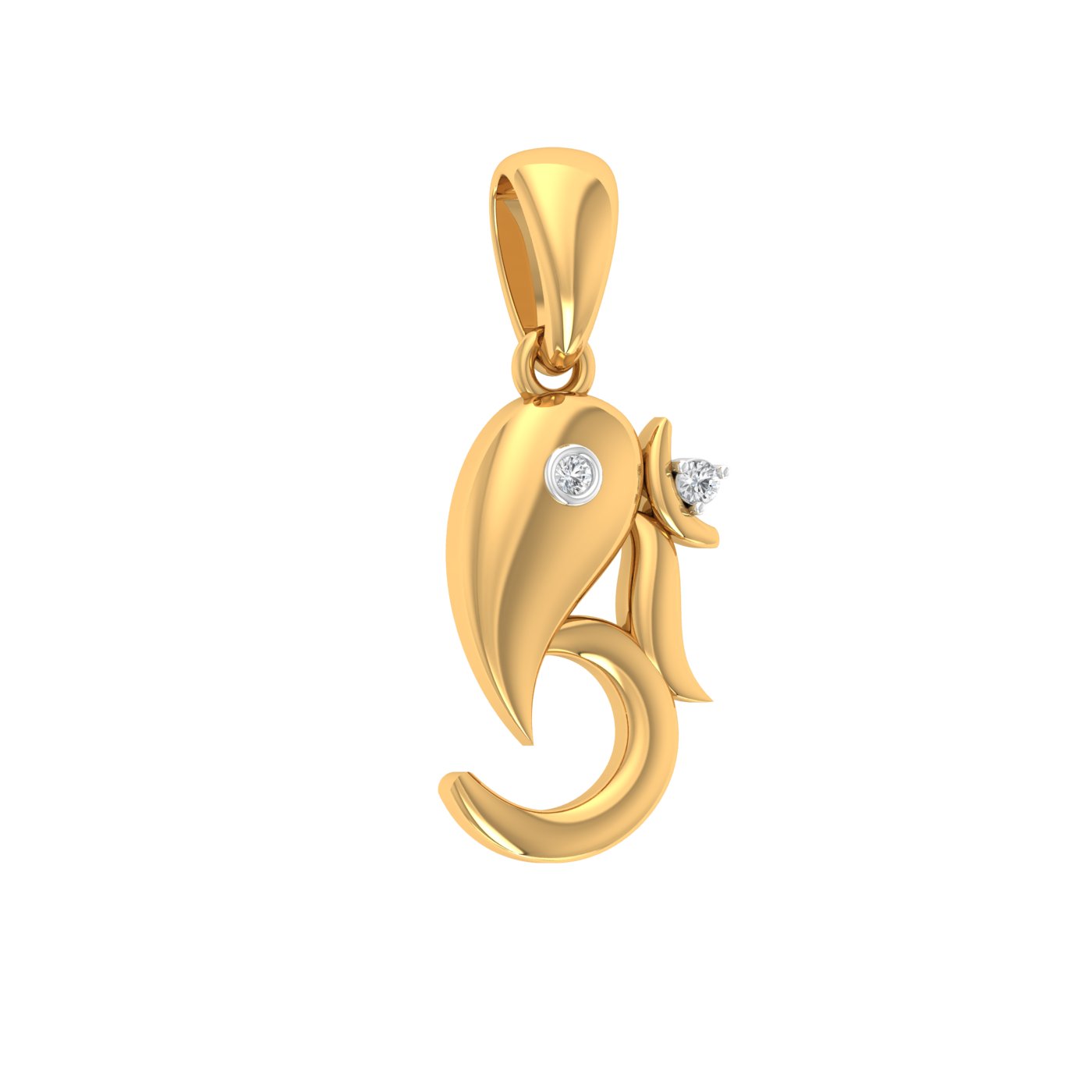 10 Exclusive Lord Ganesha Gold Pendant Designs | lightweight pendant | gift for him