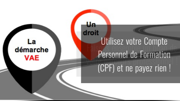 Représentation de la formation : V.A.E. : Validation des Acquis et de l'Expérience