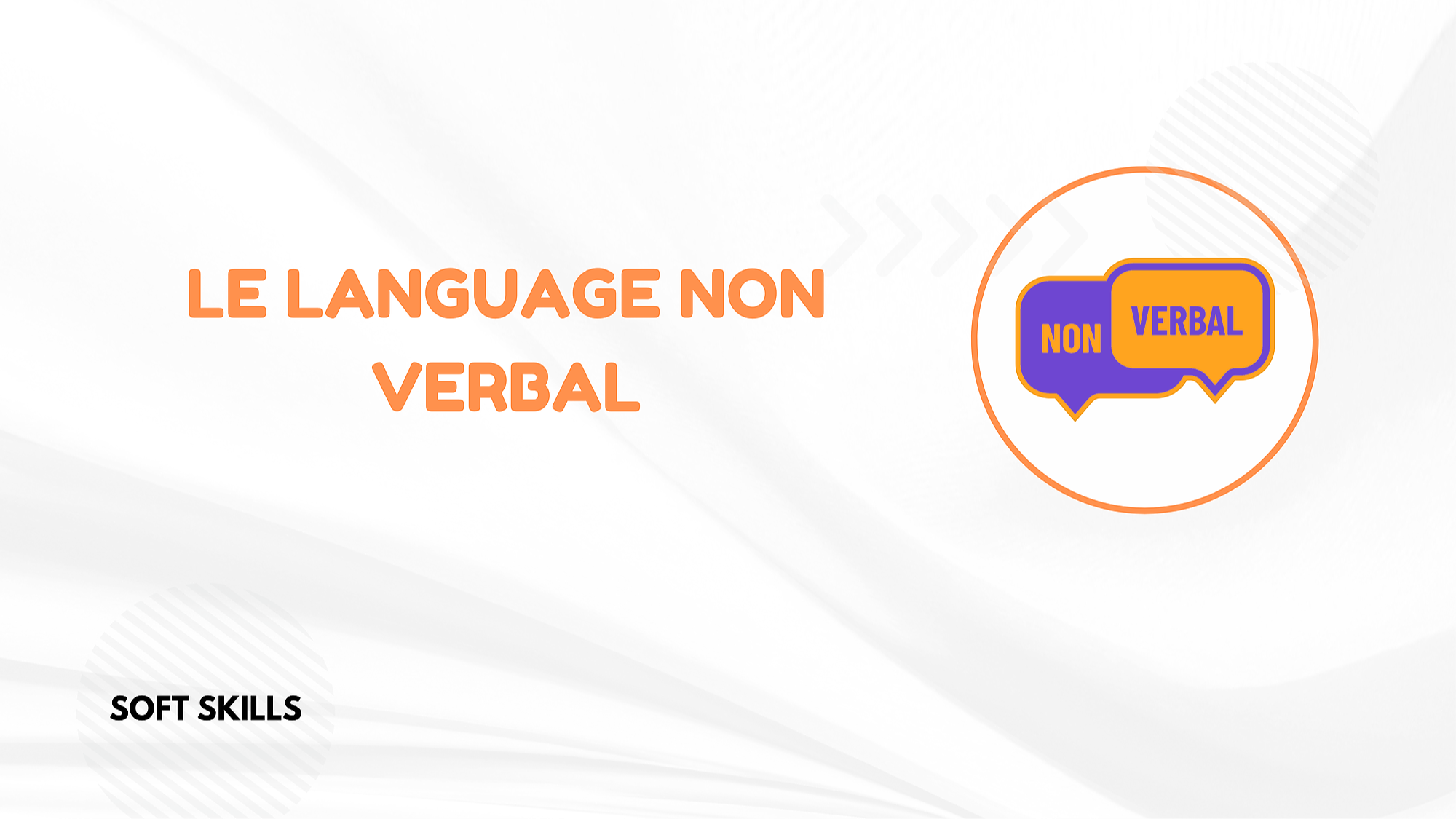 Représentation de la formation : LE LANGAGE NON VERBAL