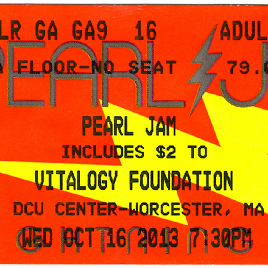 Pearljamticketstubs Collectionzz