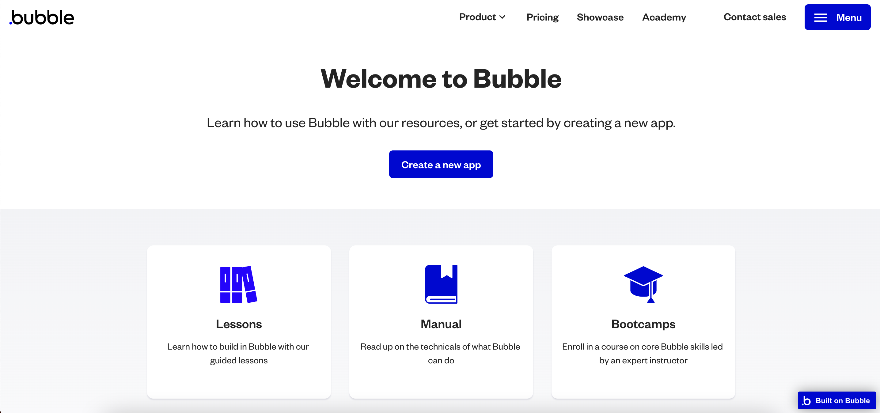 Bubble in-app user experience