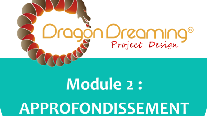 Représentation de la formation : MODULE 2 : Approfondissement de Dragon Dreaming