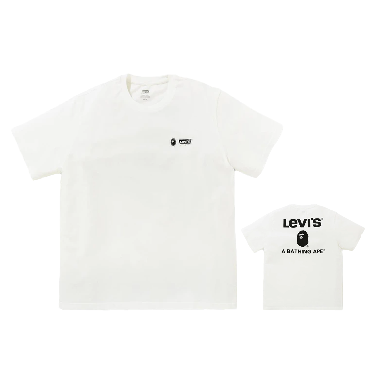 BAPE x Levi's A Bathing Ape T-Shirt Tee White | SS21 - KLEKT