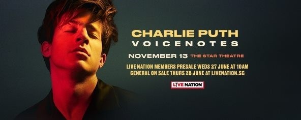 Charlie Puth 'Voicenotes' Live in Singapore
