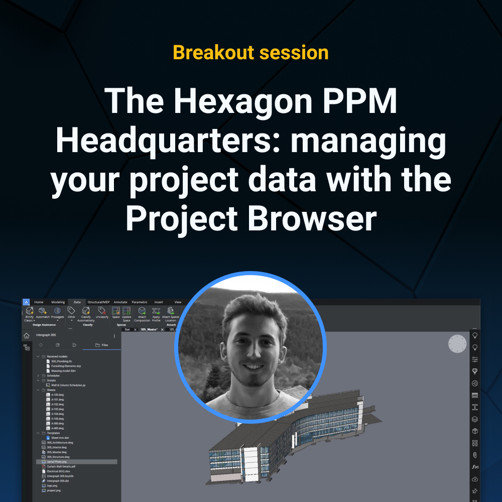 The Hexagon  PPM Headquarters: managing your project data with the Project Browser