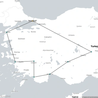 tourhub | Fez Travel | Flying Carpet Tour | Tour Map