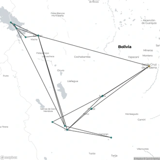 tourhub | Today Voyages | Bolivia Classic | Tour Map