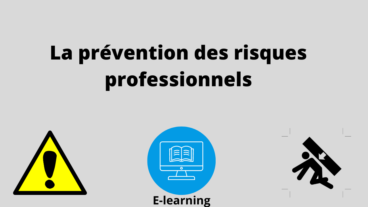 Représentation de la formation : Formation La prévention des risques professionnels - E-learning