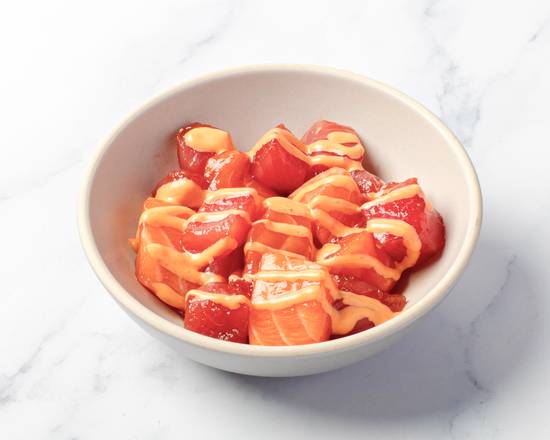 Extra Spicy Ahi Tuna and Salmon Combo