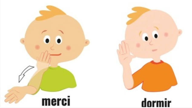 Représentation de la formation : J’utilise les signes pour communiquer avec les bébés et les jeunes enfants