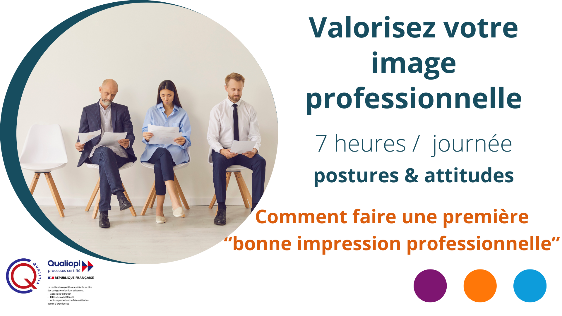 Représentation de la formation : Valorisez votre image professionnelle