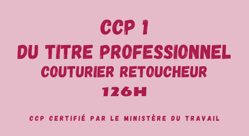 Représentation de la formation : FA-BC01 - Activité Type N°1 du TP - Couturier retoucheur