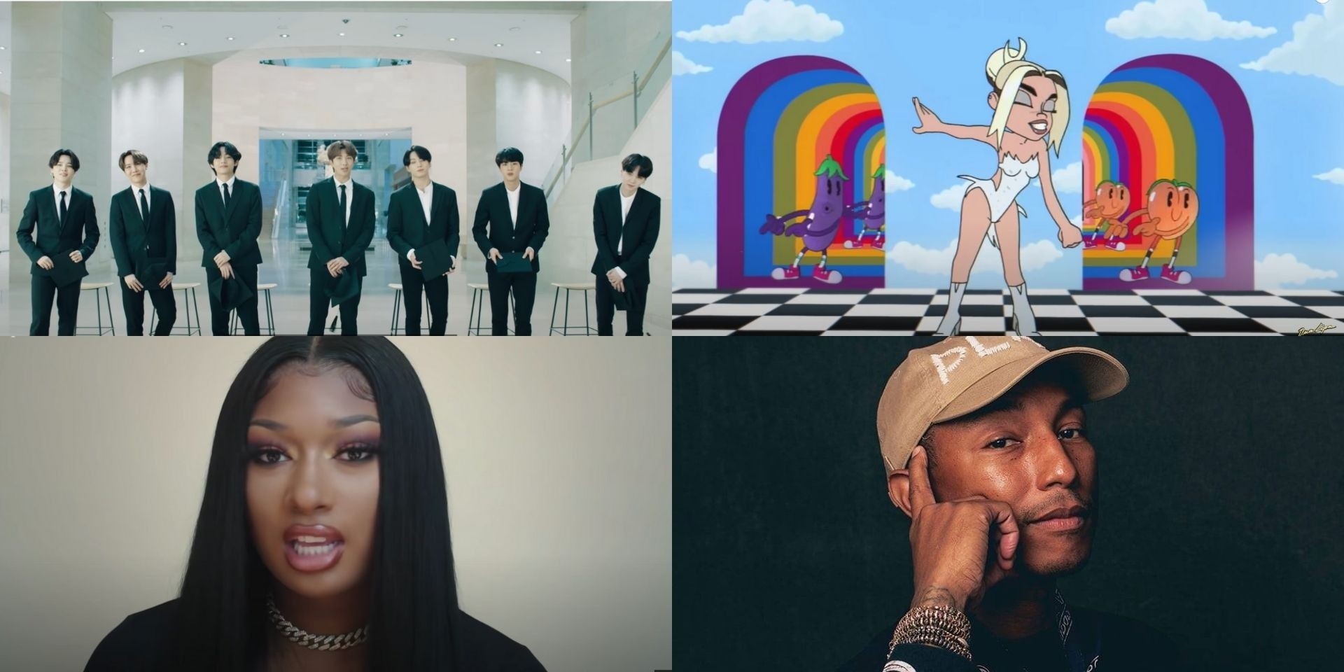 Here are the winners of the 2021 Webby Awards — including BTS, Dua Lipa, Megan Thee Stallion, Pharrell Williams, and more
